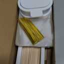 3 Inch Cakesicle Cutter and Cake Pop Mold Set with 8.7in Tray, 100 Wooden Sticks & 100 Bags, Silicone Cakesicle Mold for Homemade Cake Pops, Baking, Birthdays and Party Desserts (White)