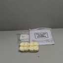 Wedding Petal Cones Kit 50 Sheets Cardstock 2000 Cream Fake Petals 50 'throw Me' Stickers 2 Rolls White Ribbon for Bridal Shower Wedding Favor Celebration Toss