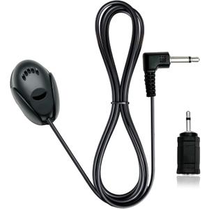 3.5mm Car Microphone with 9.85 ft Cable External Microphone Hands Free Mic for Pioneer Sony Kenwood Alpine Boss JVC Jensen Vehicle Head Unit Audio Enabled Stereo GPS DVD,3.5mm to 2.5mm Adapter