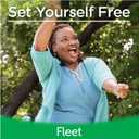 2 x Fleet Laxative Saline Enema for Adult Constipation, 4.5 fl oz, 4 Bottles