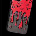 SIMPLYMDRN Tough for iPhone 12 Pro Max Case - Goth Tattoo Design - Cool Case for Men - Streetart Cover - Tough and Flexible (Drippy Black)