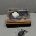 Vinyl Record Player Bluetooth Turntable with Built in Stereo Speakers Belt Drive 3 Speeds Turntables for Vinyl Records Support RCA Output, Aux in, Auto Stop Walnut Wood