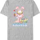 Nickelodeon Men's Big Easter Dye T-Shirt, Athletic Heather, Large Tall