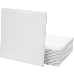 12pcs Cake Boards Square Cake Boards, Sturdy Corrugated Paper Cake Drums, Greaseproof & Food-Safe Cake Base for Birthday Wedding Baby Shower, Bulk for Home Bakers & Bakeries (white, 8 inch)