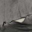 Soft Plush Tablet Cushion Memory Foam Filled for Flexible Use Tablet Holder (Gray)