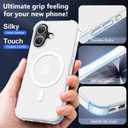 for iPhone 17 Case [Compatible with MagSafe] [2X Screen Protectors] [Military Grade Drop Tested] Heavy Duty Magnetic Phone Case for iPhone 17 6.3",White