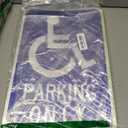 SmartSign Basics Handicap Parking Sign | 12" x 18" Engineer Grade Reflective 120 mil ACM, Reserved Parking Signs for Handicapped Only, Made in USA