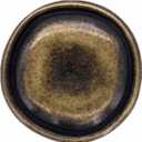 Bezelry 12 Pieces Rustic Round Metal Shank Buttons. 23mm (7/8 inch) (Antique Brass)