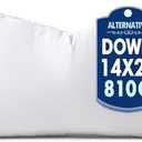2 Pack MIULEE 14x22 Down Alternative Pillow Insert Decorative Throw Pillow 14 x 22 Inch Body Bed Sleeping Ultra Soft Fluffy Form for Sofa Couch Bed