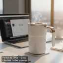 Self Stirring Coffee Mug, Electric Auto Mixing Cup for Coffee & Protein Shakes, Rechargeable, 13 oz Black, Perfect for Office & Home Use