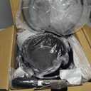 Astercook Non Stick Pots and Pans Set, Healthy Non-Toxic Titanium Induction Kitchen Cookware Sets for Cooking with Frying Pans, PFAS/PTFE/PFOA & PFOS Free, Black, 19 Pcs