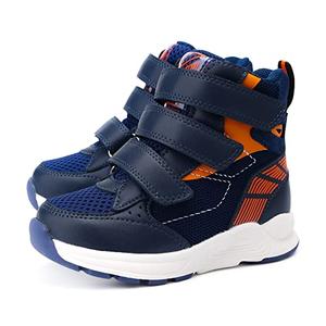 princepard Toddlers Orthopedic Shoes,Kids High Top Corrective Sneakers with Arch & Ankle Support for Girls and Boys to Correct Foot Problems Blue 35