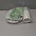 175Pcs Gingham Party Supplies for 25 Guests Scalloped Plates and Napkins set Green and White Paper Plates Disposable Plaid Cocktail Napkin Checkered Dinner Party Set Cutlery for Baby Shower Wedding