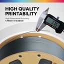 OVERTURE PLA Filament 1.75mm PLA 3D Printer Filament, 1kg Cardboard Spool (2.2lbs), Dimensional Accuracy +/- 0.02mm, Fit Most FDM Printer (Space Gray)