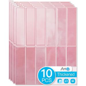 Art3d 11.4 x 9 Inch Heavy-Duty Peel and Stick Backsplash for Home Dcor, 10-Pack Vinyl Wall Tiles for Kitchen Countertop, Pink Marble