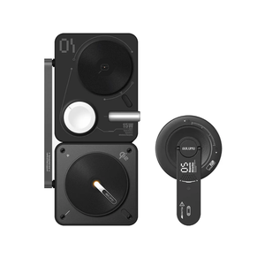 Aulumu G05 MagSafe Stand Grip [Black] + M01 Wireless Charging Station Magnetic Stand Grip Kit