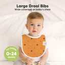 8-Pack Organic Baby Bibs for Boys, Girls - Soft Cotton Drooling and Teething Bibs for Baby Girl & Boy, Extra Absorbent, Easy To Clean & Put On for Toddler, Newborn, Infant 0-24 Months (Countryside)