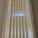 PATIKIL 20" x 8" Door Air Vent Cover Anodized Aluminum Alloy Grille Ventilation Guard Louver Cover for Cabinet Wardrobe Door, Yellow