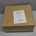 AuldHome Design Mini Christmas Trees (3-Pack, 10-Inch, Flocked); Canadian Pine Greenery Tabletop Holiday Decor