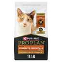 Purina Pro Plan Complete Essentials Shredded Blend Chicken and Rice Formula Adult High Protein Cat Food - 14 lb. Bag.                                Best by Aug 2026