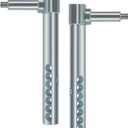 Yoursme AM131288 AM131289 Front and Rear Mower Deck Gage Wheel Arm for John Deere Mower Decks 48C 54C and 62C, Diameter 1, Come with 1 Pair