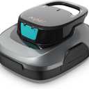AIPER Cordless Automatic Cleaner, Pool Vacuum with Auto- Parking, Lightweight, Ideal for Above Ground Flat Pool up to 860 sq.ft.
