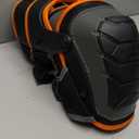 Klein Tools 60491 Hinged Knee Pads, Heavy Duty Gel Foam Protective Knee Pads with Quick-Fasten Buckle and Thigh Strap, Black