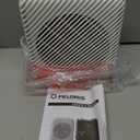Pelonis 1500W Electric Fan-Forced 3-Speed Space Heater, White, Indoor Use