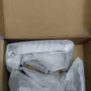 2-Pack 3 Inch Heavy Duty Black C-Clamps for Desk & Table, 0.9-3.3 Inch Clamping Range, 4 Mounting Holes, Metal Workbench Clamps(Long Screw)