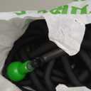 Flexi Hose Expandable Garden Hose with 8 Function Nozzle, 100FT - Lightweight Retractable Garden Hose, Water Hose - No-Kink Flexibility, 3/4 Inch Solid Brass Fittings and Double Latex Core (Black)