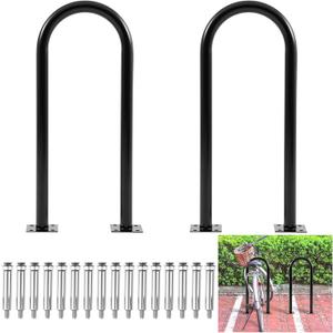 2 Pack 2-3 Bike Stand U Bike Rack, Commercial Bicycle Rack