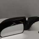 Dasbecan Left Driver Side Door Mirror Compatible with Hyundai Sonata 2006-2010 Power Glass Heated Manual Folding Replaces HY1320149 87610-0A000 87610-3K010-EB Black 5PINS