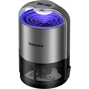 Fly Traps, Fruit Fly Trap Indoor, Gnat Traps, Bug Zapper Indoor,Mosquito Traps with 10 Sticky Glue Boards, Gray