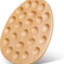 Reversible Wood Egg Platter