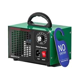 Generator 45,000mg/h, Industrial/Home O3 Air Purifier Deodorizer for Areas of 2500 Square Feet - High Capacity Machine Air Ionizer Odor Clean for Rooms, Smoke, Cars, Pets (Green)