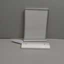 A4 Size Tabletop LED Sign Holder, Brightness Adjustable Desktop Advertising Light Box, Charged via USB, Durable Light up Menu Holder for Restaurants, Bars, Hotels, Stores, Offices, Wedding (1 PACK)