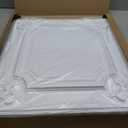 Art3d Drop Ceiling Tiles 24x24,(12-Pack, 48 Sq.ft),Wainscoting Panels Glue Up 2x2, Cloud-White