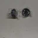 End Cap Finials for 1 Inch Curtain Rods 2 Pcs, Black
