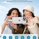 MFi Certified 256GB Flash Drive for iPhone iPad, Photo Stick for External Memory Storage, Easily Back Up and Save Photos Videos, 4 in 1 Memory Stick Thumb Drive for iPhone/iPad/Android/PC (Light Blue)