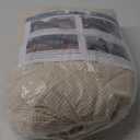 H.VERSAILTEX 3 Piece Stretch Sofa Covers for 2 Cushion Loveseat Couch Covers for Living Room Sofa Slipcovers (Base Cover Plus 2 Seat Cushion Covers) Thicker Jacquard Fabric(Medium Sofa, Natural)