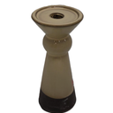 Ceramic BRN/BLK Pillar Holder SM
