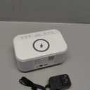 Alarm Clock Speaker Wireless Charger, Digital Alarm Clocks Bedrooms Bluetooth, Alarm Clock Dimmable Light Bedrooms Dual Alarm Snooze Dimmer 12 24H RGB Night Light Bluetooth USB AUX, White