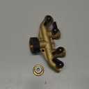 Biswing 4 Way Brass Hose Splitter, 3/4" Brass Hose Faucet Manifold, Garden Hose Adapter Connector, Hose Spigot Adapter with 4 Valves