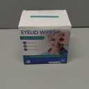 60-Count Eyelid Cleansing Wipes for Dry Eye & Blepharitis, tea tree oil Pre-Moistened Hypoallergenic EyeWipes for Sensitive Itchy Eyes, Individually Wrapped Eyelid Wipes Travel Essentials