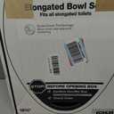 KOHLER 20110-96 Brevia, Slow Close Toilet Seat, Elongated Toilet Seat, Grip-Tight Bumpers Quick-Attach Hardware, Biscuit
