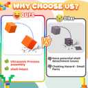 42PCS 1.2inch Magnetic Building Blocks Cubes for Kids 5+, Montessori STEM Toys Magnet Stacking for Learning Educational Autism Sensory Autistic Airplane Travel Activities Car Toy Gifts for Boys Girls