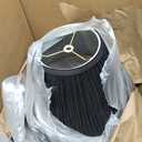 Aspen Creative 33144 Mushroom Pleated Shape Spider Construction Lamp Shade in Black, 9" Top x 18" Bottom x 13" Slant Height