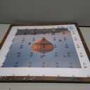 Wood 20x20 Picture Frame with 16x16 Mat Deep Brown, Display 16x16 with Mat or 20x20 without Mat, Wood 20 by 20 Photo Frame, 20 x 20 Frame for Wall Hanging Display, Deep Brown