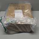 Fultyle Mid Century Modern Nightstand, Wood Bedside Table with Drawer and Opening Storage, End Table Living Room Fluted Night Stand with Solid Wood Legs for Bedroom (Grey)