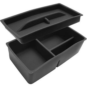 CDEFG Upgraded 2Pcs for 2026 Lexus RX Center Console Organizer for 2023-2025 2026 Lexus RX (350h/450h/500h) Accessories Middle Console Organizer Armrest Storage Box